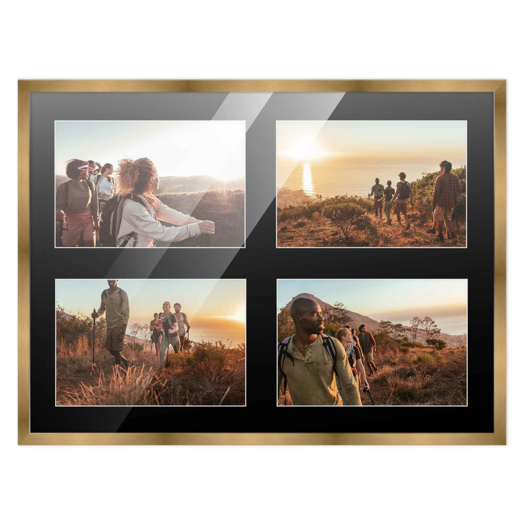 Amazon.com - CustomPictureFrames.com 12x16 Gold Wood Collage Frame